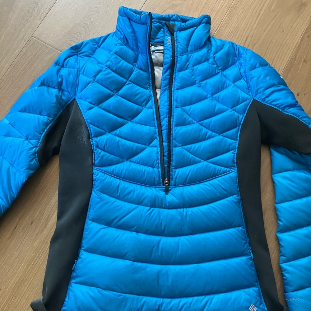 Women's Blue Columbia Quilted Jacket